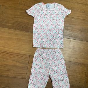 Petit Bateau Short-sleeved shirt and Pant Set
